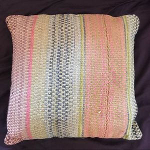Hand Dyed Woven Throw Pillowcase from Peru